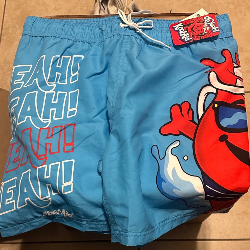 Kool-aid Man swim trunks